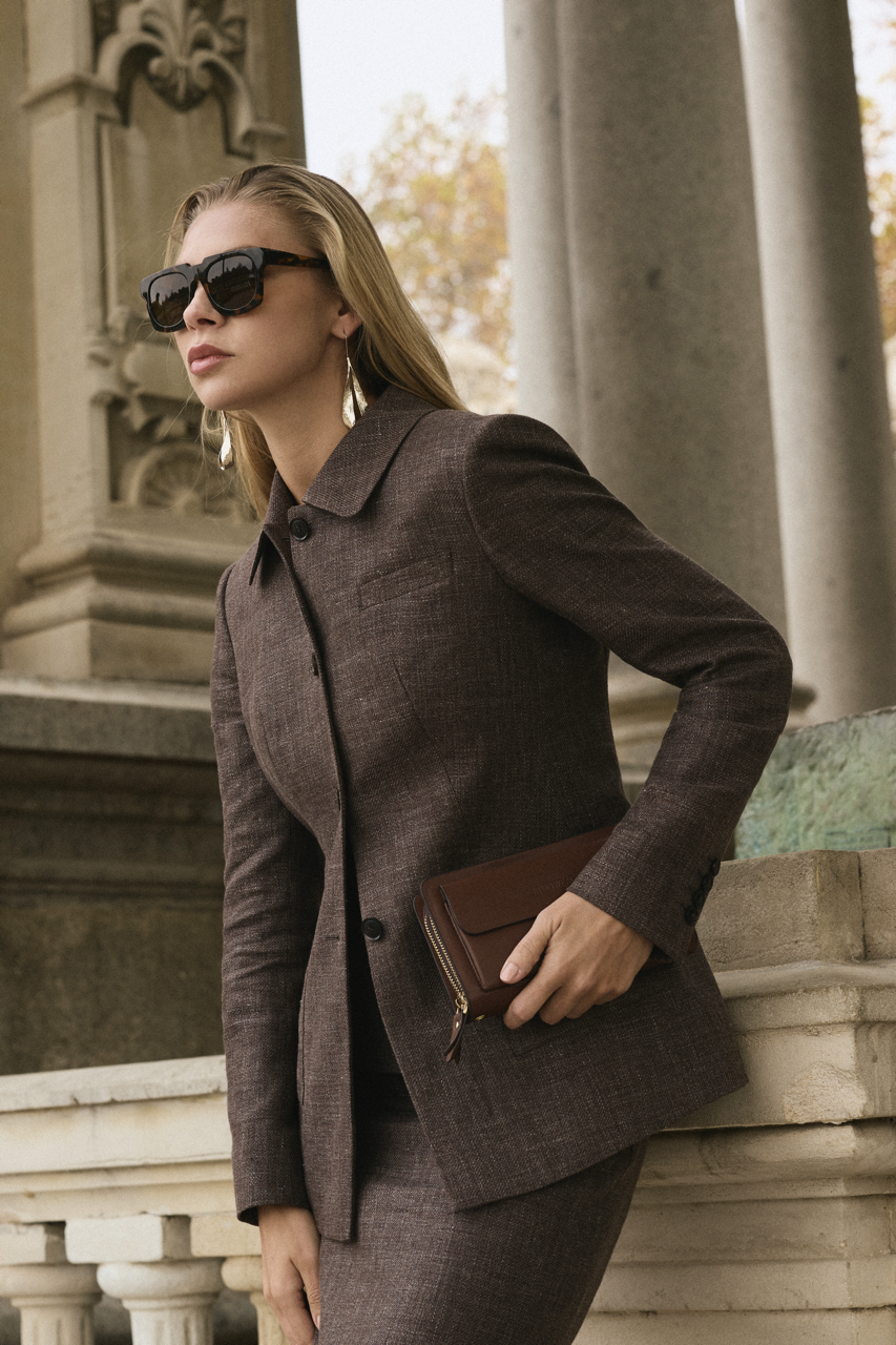 Professional woman in elegant suit